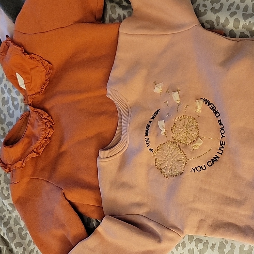 1 girl sweat shirts  size 6